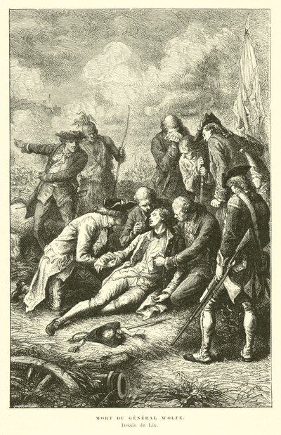 Morte del generale Wolfe, 1759 da French School