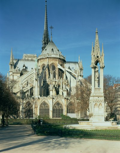 Estremità orientale di Notre Dame, 1163-1345 da French School