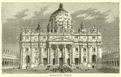 Facciata di San Pietro da French School