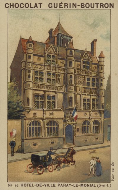 Hotel-de-Ville Paray-le-Monial, Saone-et-Loire da French School