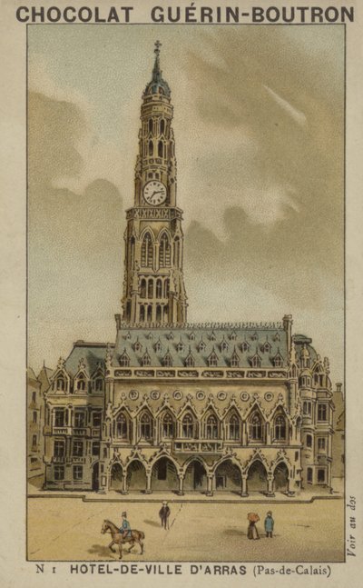 Hotel-de-Ville di Arras, Pas-de-Calais da French School