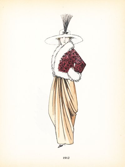 Moda femminile, 1912 da French School