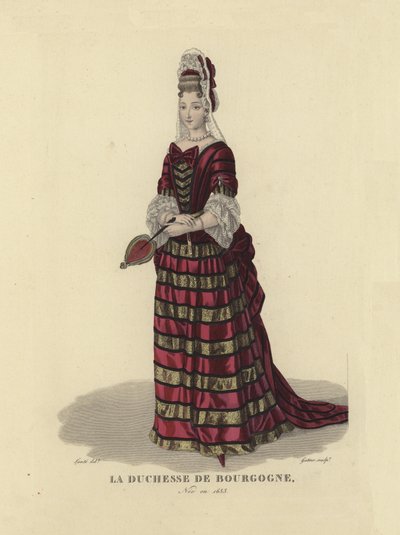 Marie-Adelaide di Savoia, Duchessa di Borgogna da French School