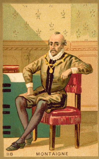 Michel de Montaigne, scrittore e filosofo francese da French School