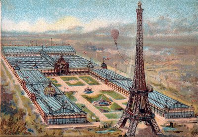 Parigi. Esposizione Universale del 1889: Torre Eiffel. da French School