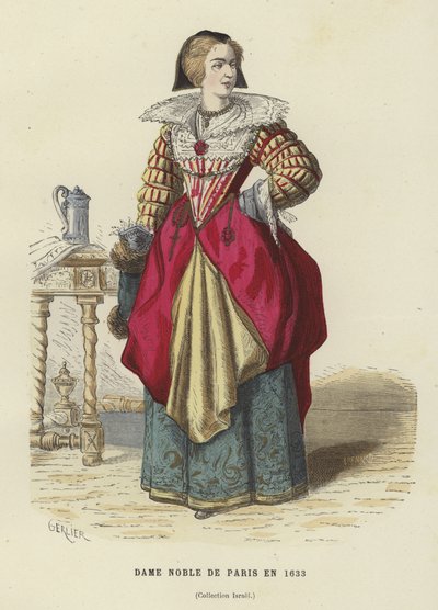 Nobildonna parigina, 1633 da French School