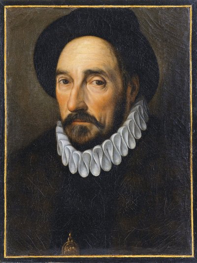 Ritratto di Michel de Montaigne da French School