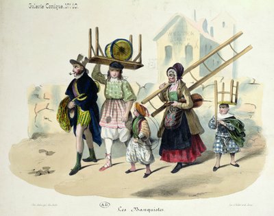 I Banquistes, c.1820-30 da French School