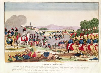 La Battaglia di Friedland, 14 giugno 1807 da French School