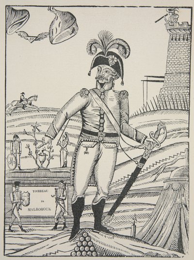 Tomba di Malborouk, c.1722 da French School