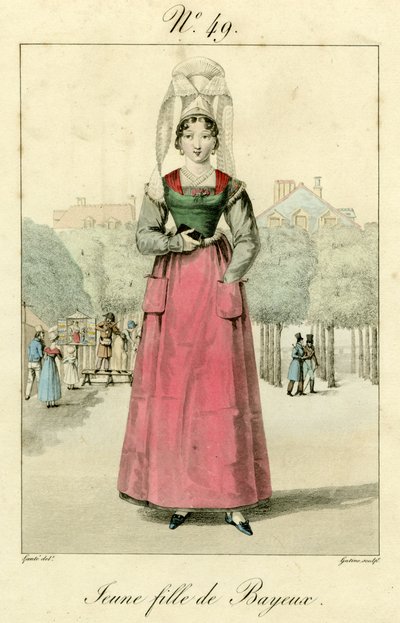 Giovane ragazza di Bayeux da French School