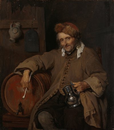 Il Vecchio Bevitore da Gabriel Metsu