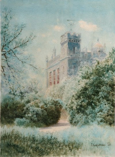 Il Palazzo Vorontsovsky. Crimea, 1895 da Gavril Pavlovich Kondratenko