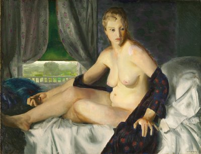 Nudo con ventaglio da George Bellows