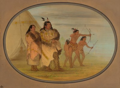 Indiani Ojibbeway, 1861-1869 da George Catlin