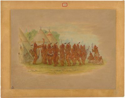 Danza degli Schiavi - Saukie da George Catlin