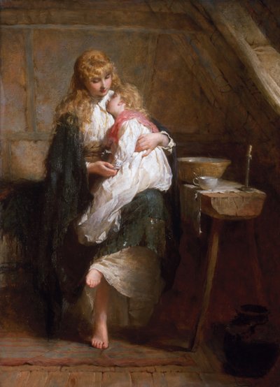 Gli orfani, 1884 da George Elgar Hicks