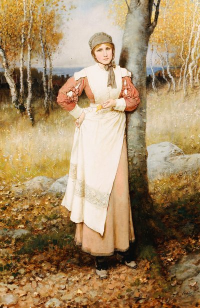 Una rosa nel New England da George Henry Boughton