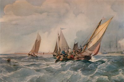 La Barca da Pesca, 1835 da George Hyde Chambers