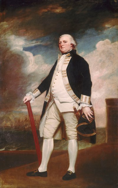 Viceammiraglio George Darby (circa 1720-1790) da George Romney