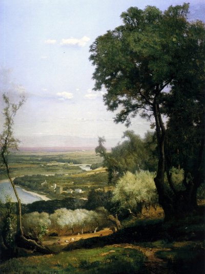 Veduta di Perugia, Italia da George Snr. Inness