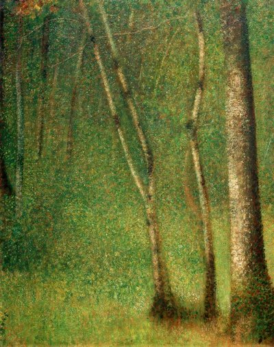 Sottobosco a Pontaubert da Georges Seurat