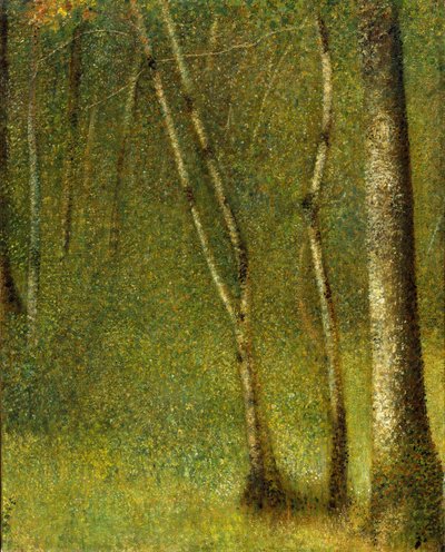 La foresta a Pontaubert da Georges Seurat