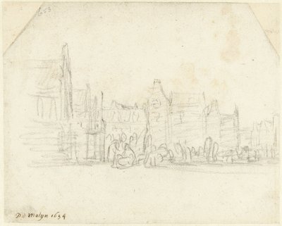 Grote Markt a Haarlem da Gerard ter Borch (II)