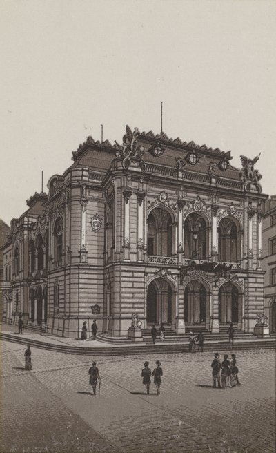 Teatro della città (litografia) da German School