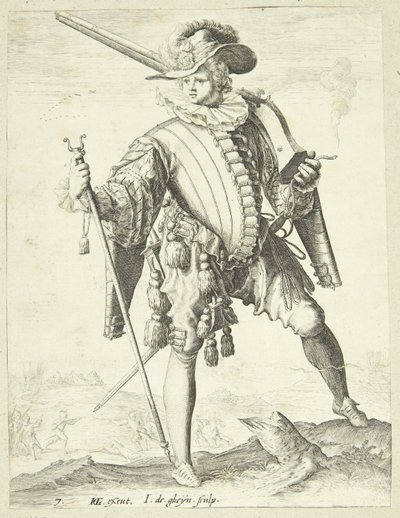 Soldato con archibugio da Gheyn, Jacques II de