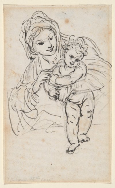 Madonna e Bambino da Giacinto Calandrucci