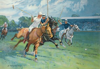 Polo a Hurlingham, The Westchester Cup, 1936 da Gilbert Holiday