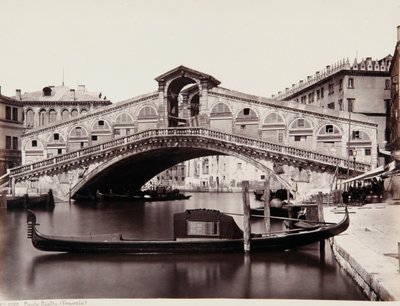 Il Ponte di Rialto a Venezia da Giorgio Sommer