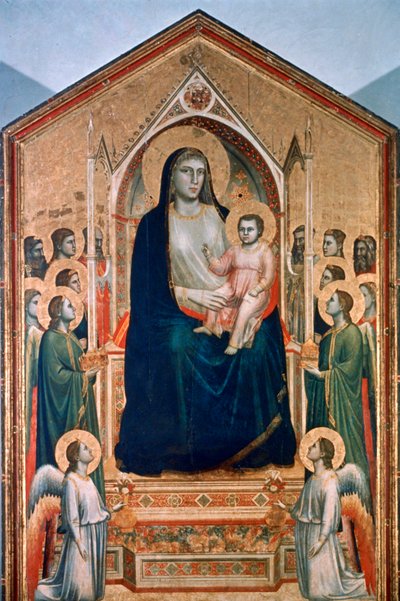 Madonna col Bambino in trono, c1300-1303 da Giotto di Bondone