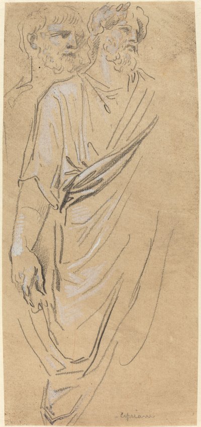 Studi di una figura classica da Giovanni Battista Cipriani