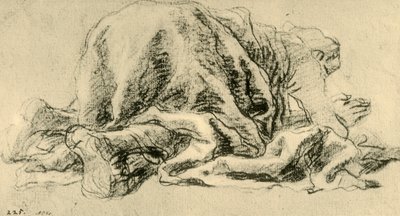 Uomo prostrato in preghiera, 1765-1770 da Giovanni Battista Tiepolo