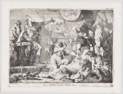 Il Sacrificio di Polissena, 1776 da Giovanni David