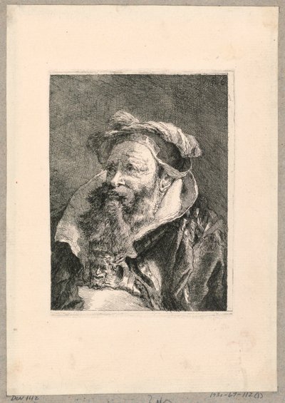 Raccolta di teste da Giovanni Domenico Tiepolo