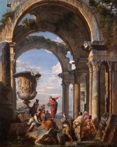 San Paolo che Predica ad Atene da Giovanni Paolo Panini