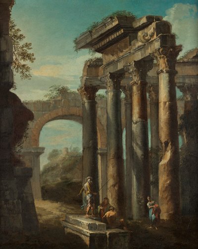 Paesaggio con rovine romane da Giovanni Paolo Pannini