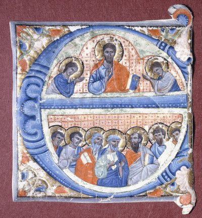 Cristo che benedice gli Apostoli, c.1260-1270 da Giovanni da Gaibana