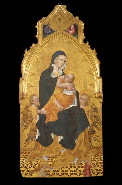 Madonna con bambino e angeli; Annunciazione da Giovanni di Paolo