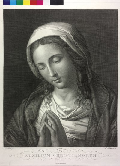 Madonna in preghiera da Giuseppe Bortignoni