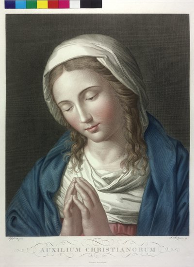 Madonna in preghiera da Giuseppe Bortignoni