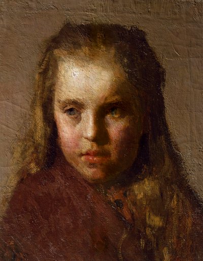 Testa di una bambina da Giuseppe Pellizza da Volpedo