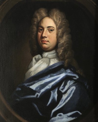 Ritratto di un gentiluomo da Godfrey follower of Kneller