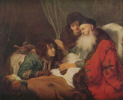 Isacco benedice Giacobbe, c. 1638, 1914 da Govaert Flinck