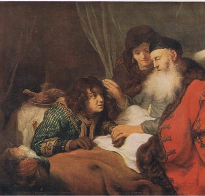 Isacco benedice Giacobbe, Bibbys Annual, 1916-17 da Govaert Flinck