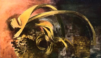 Devastazione, 1941, Città. Travi Contorte 1, 1941 da Graham Sutherland