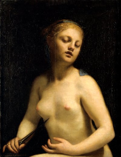 La morte di Lucrezia, XVII secolo da Guido Cagnacci